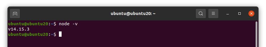 Ubuntu 20.04 Node.JS 설치-3