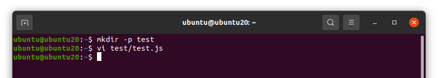 Ubuntu 20.04 Node.JS 설치-4